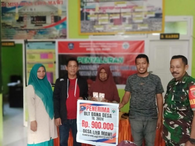 
					Desa Liya Mawi Salurkan BLT DD bulan April-Juni 2024