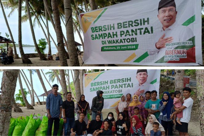 
					Anggrek Serat ASR Bersama Warga Wakatobi Gelar Bersih-Bersih Sampah Pantai