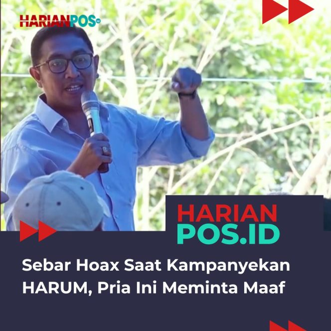 
					Sebar Hoax, Seorang Jurkam Paslon HARUM Akhirnya Meminta Maaf