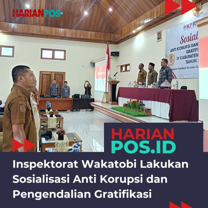 
					Inspektorat Wakatobi Lakukan Sosialisasi Anti Korupsi dan Pengendalian Gratifikasi
