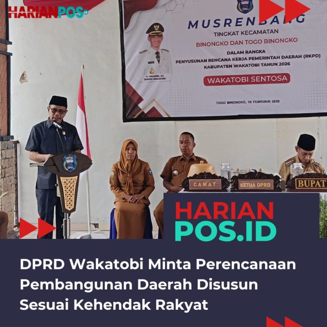 
					DPRD Wakatobi Minta Perencanaan Pembangunan Daerah Disusun Sesuai Kehendak Rakyat