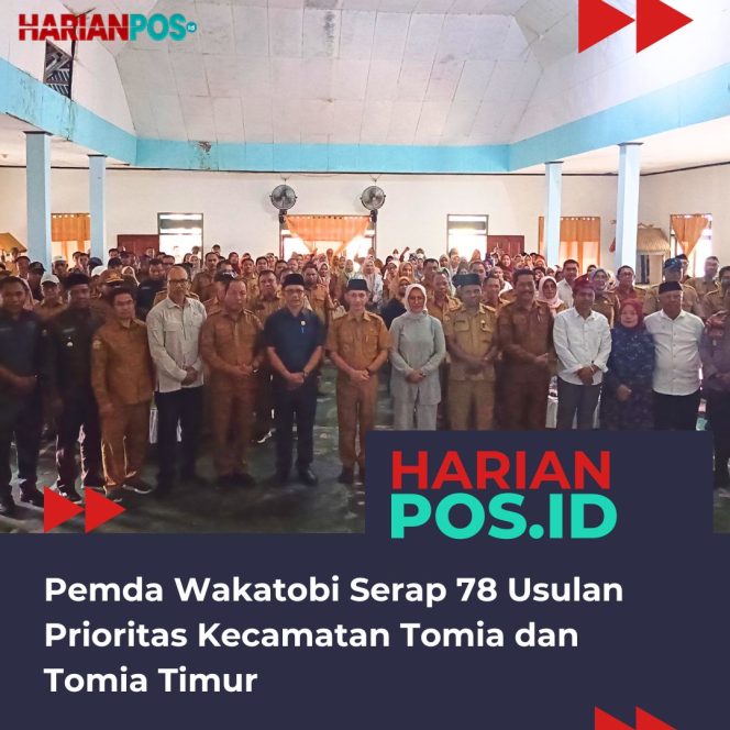 
					Pemda Wakatobi Serap 78 Usulan Prioritas Kecamatan Tomia dan Tomia Timur