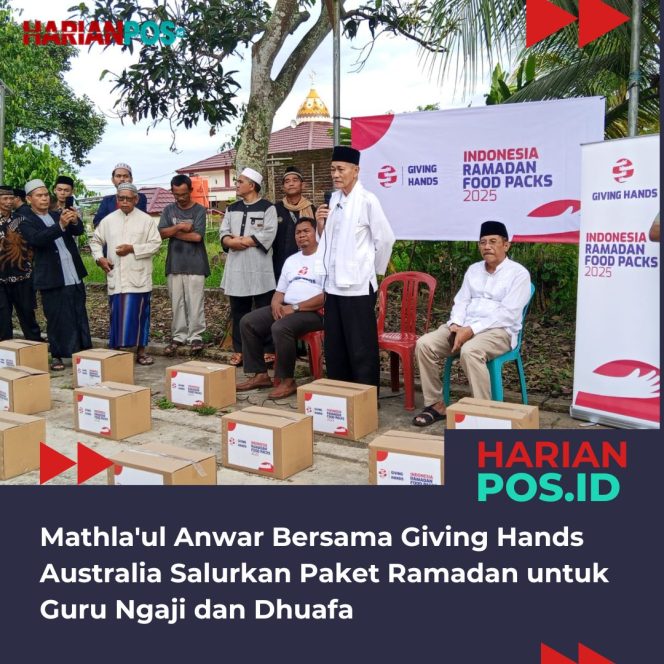 
					Mathla’ul Anwar Bersama Giving Hands Australia Salurkan Paket Ramadan untuk Guru Ngaji dan Dhuafa