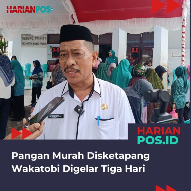 
					Pangan Murah Disketapang Wakatobi Digelar Tiga Hari