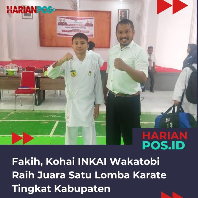 
					Fakih, Kohai INKAI Wakatobi Raih Juara Satu Lomba Karate Tingkat Kabupaten