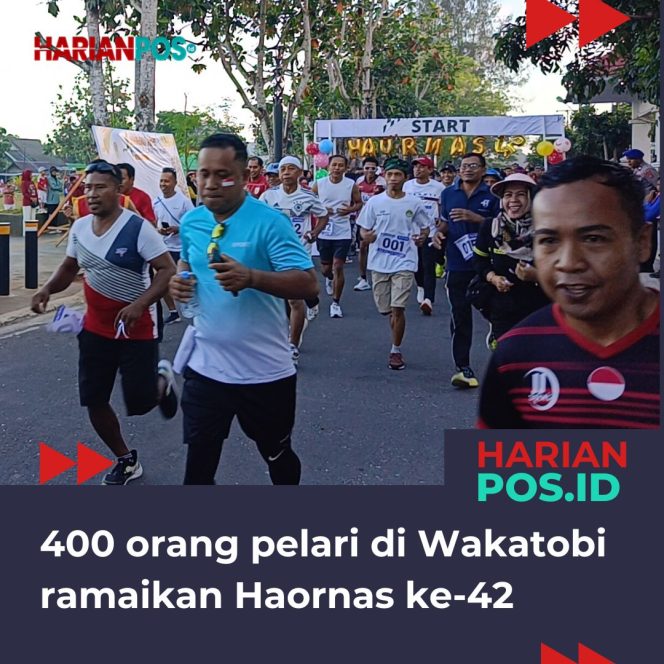 
					400 orang pelari di Wakatobi ramaikan Haornas ke-42