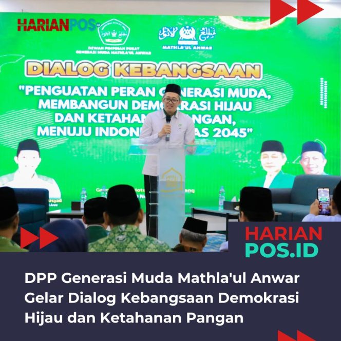 
					DPP Generasi Muda Mathla’ul Anwar Gelar Dialog Kebangsaan Demokrasi Hijau dan Ketahanan Pangan