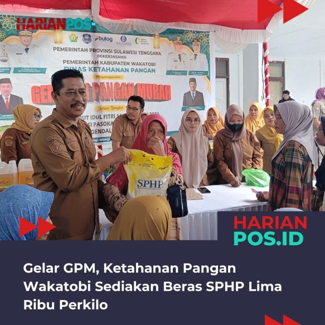 
					Gelar GPM, Ketahanan Pangan Wakatobi Sediakan Beras SPHP Lima Ribu Perkilo